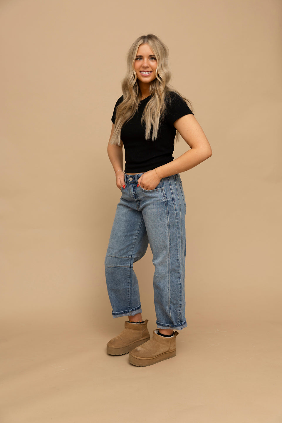 Jess Vervet High Rise Barrel