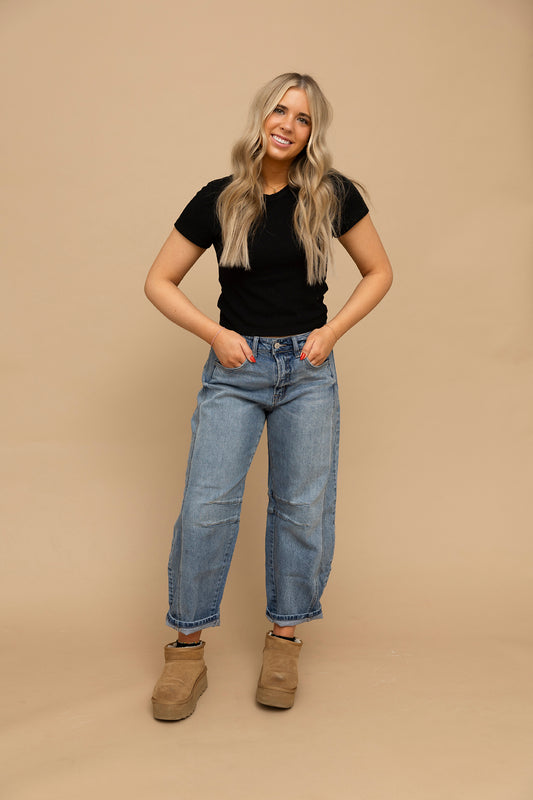 Jess Vervet High Rise Barrel